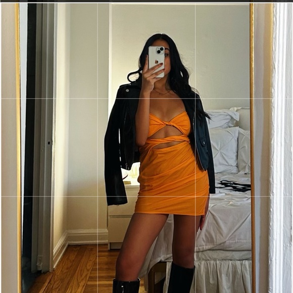 Orange mini dress - Picture 8 of 8
